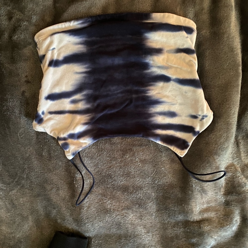 tye dye crop top